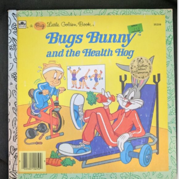 A Big Little Golden Book "Bugs Bunny and the Health Hog" - Picture 1 of 2
